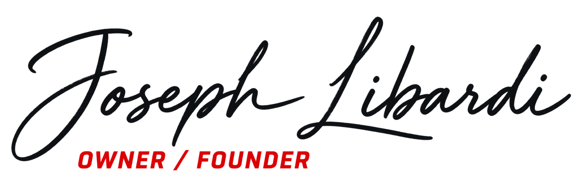 Joseph Libardi signature